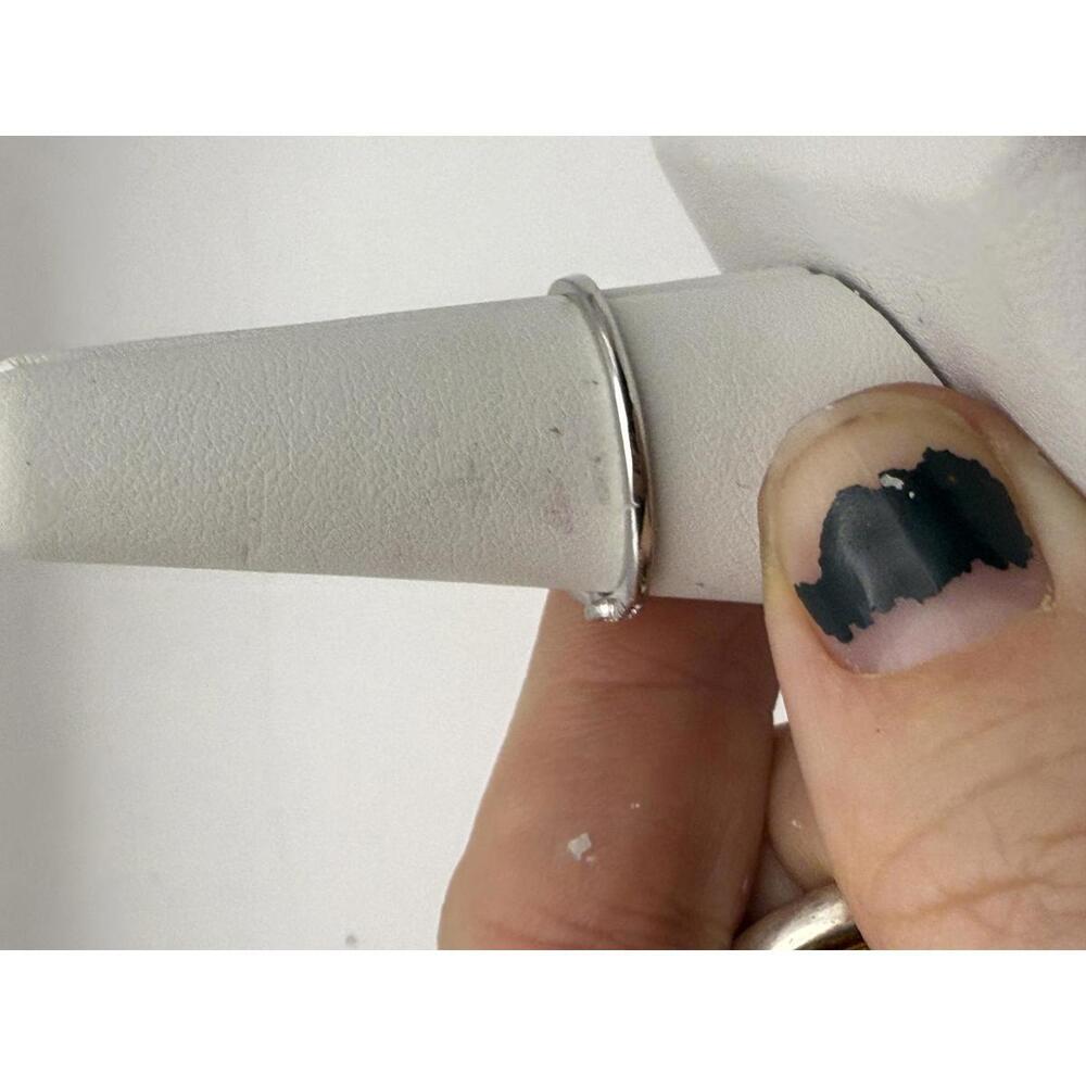 Sterling Silver Infinity Ring With Small Accent S… - image 3